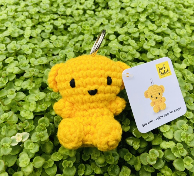 ジャストダッチ】くまちゃんあみぐるみキーリング Teddybear