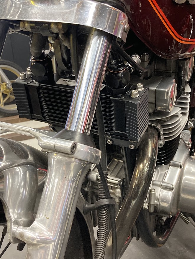 GS400専用オイルクーラーキット - ALIVE LINE