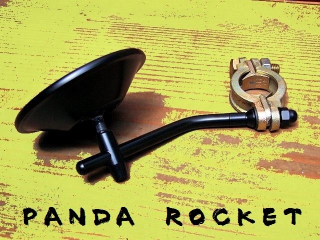 ３インチ　クローム丸　フロントフォーク取付けミラー　ドイツ製クランプ小 ３インチ クローム丸 フロントフォーク取付けミラー ドイツ製クランプ小