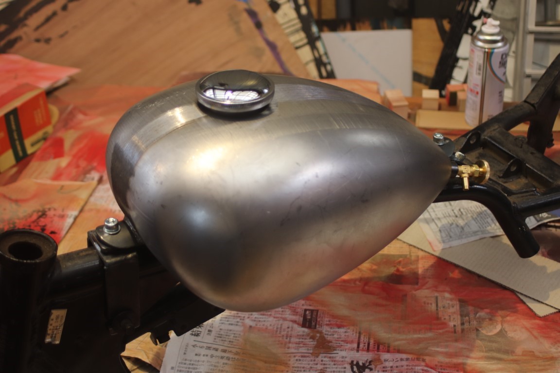 金属製燃料タンク ピーナッツタンク ST250 エストレア250 タンク内錆なし 金属製燃料タンク ピーナッツタンク ST250 エストレア250 タンク