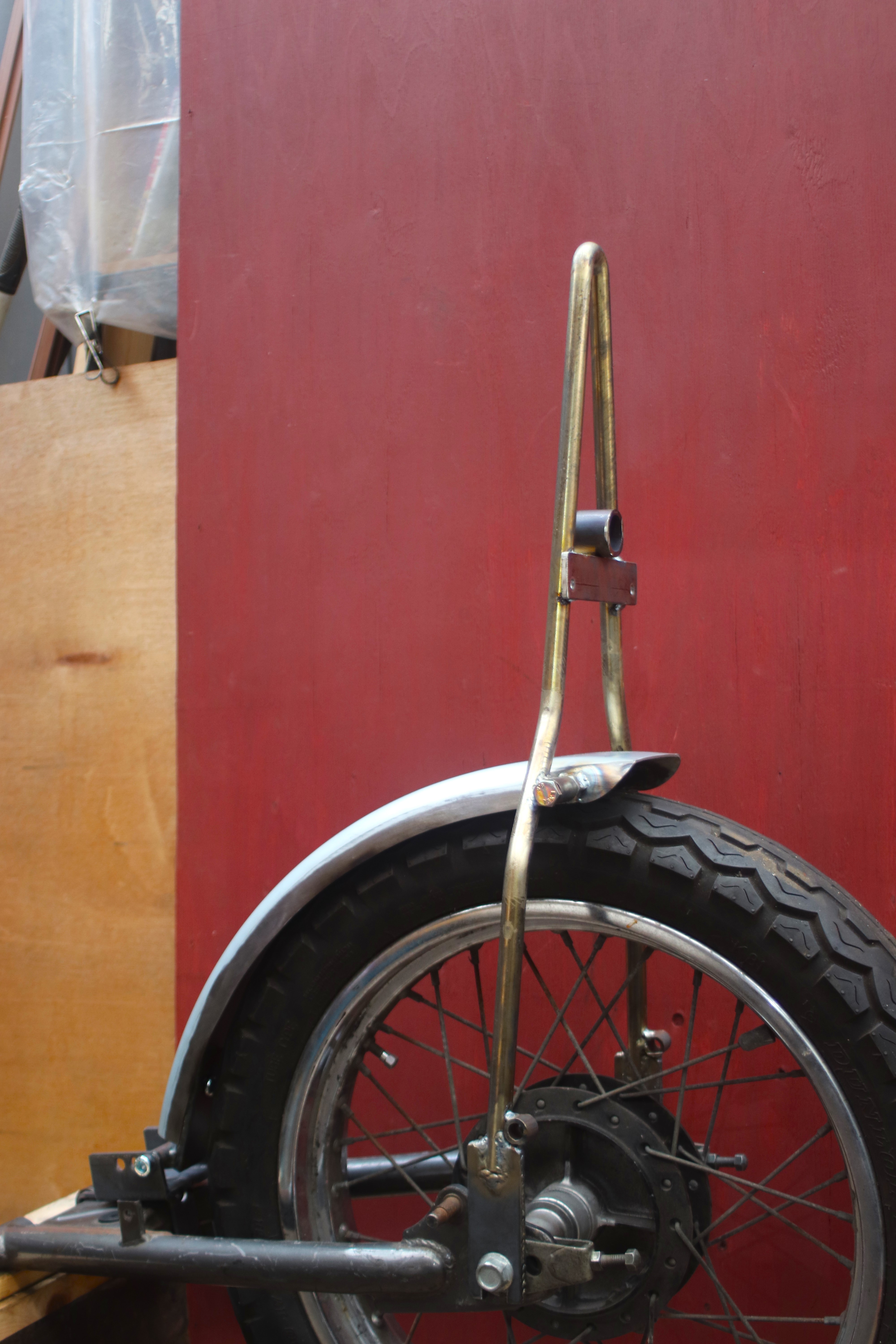 グラストラッカーフラットフェンダーKITシーシーバー仕様ご注文例