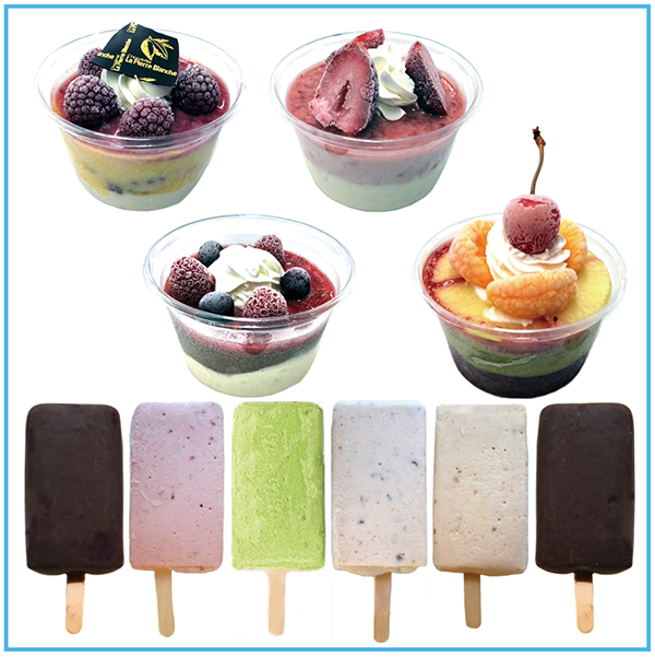 C セット／クープグラッセ＋アイスバー - ショコラティエ ラ・ピエール