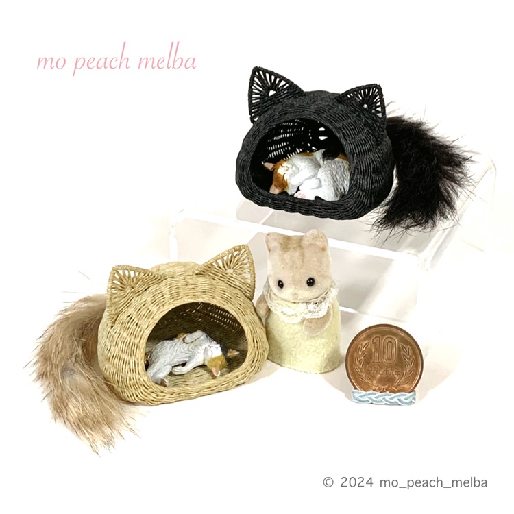 猫ちぐら Lサイズ - mo_peach_melba