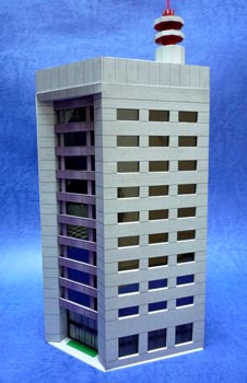 ペーパーストラクチャー：｢警視庁｣（N_scale） | ペーパーストラクチャー