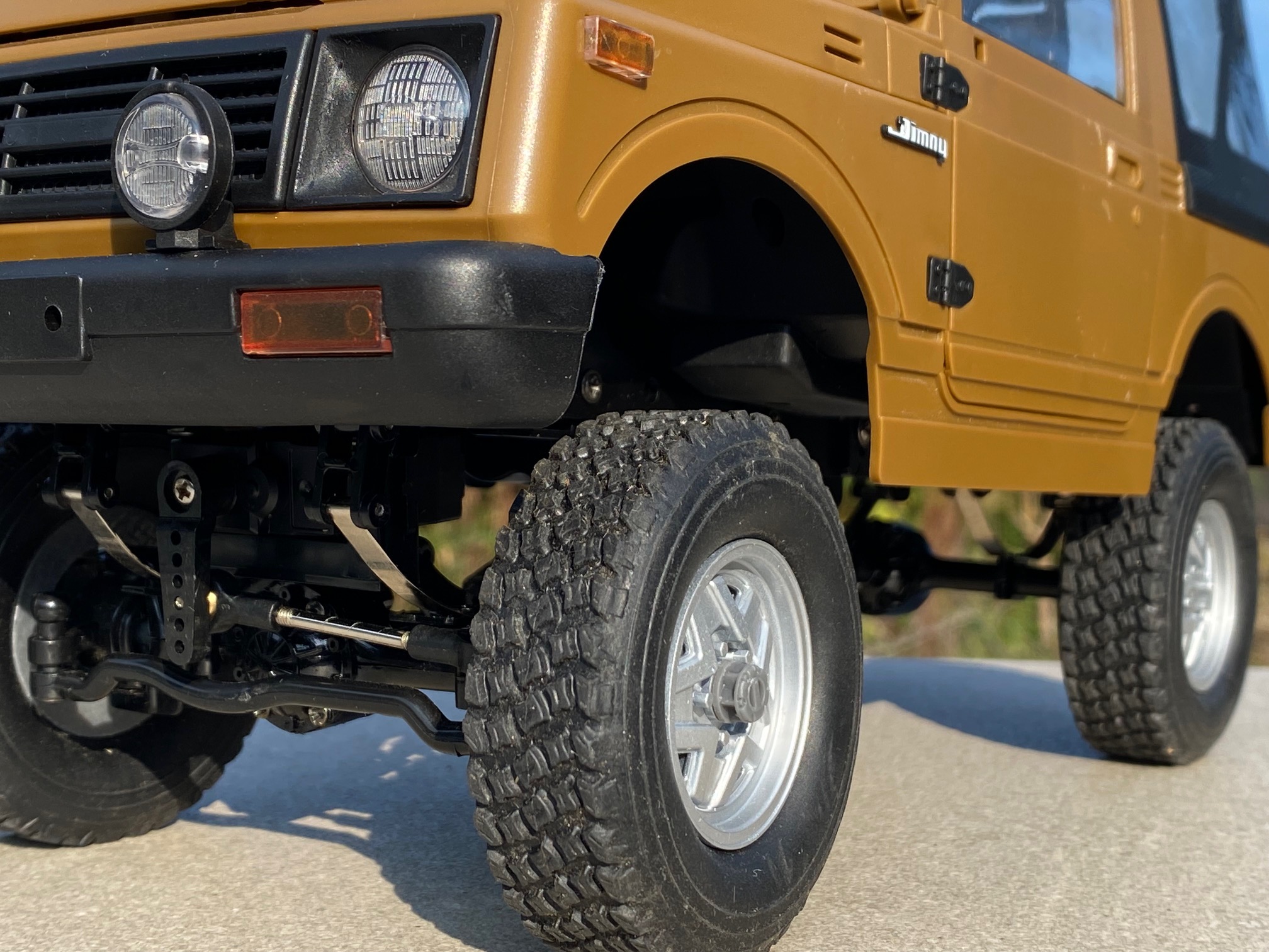 WPL C74（ジムニー）用 純正スチールホイール風3Dプリントホイール