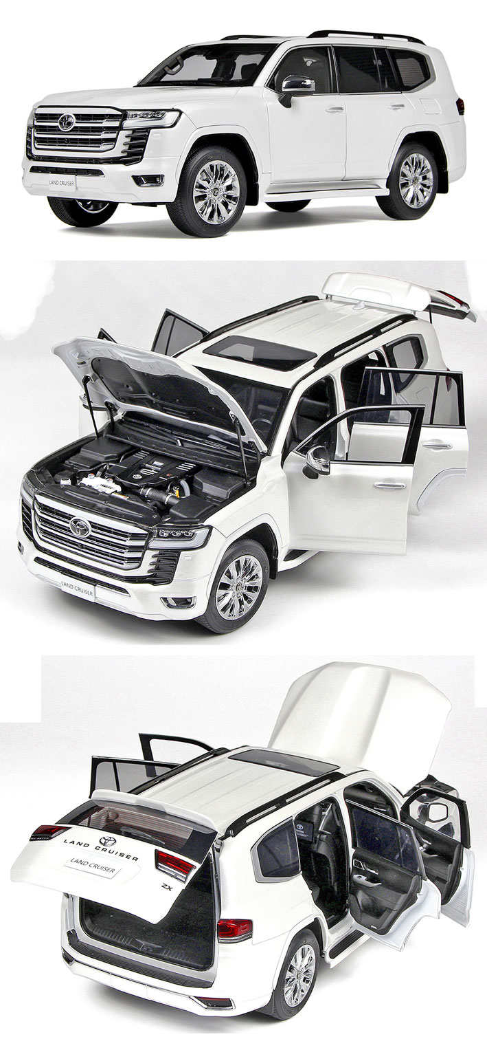 LCD18013ZXWH トヨタ ランドクルーザー300 ZX *左ハンドル（ホワイト