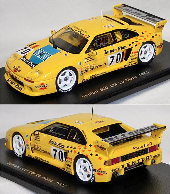 S2277 ヴェンチュリー 500 LM（No.70）1993ル・マン24時間 | ミニカー 