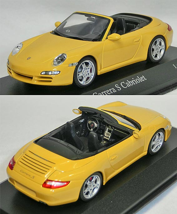 400063031 ポルシェ911[997]カレラS カブリオレ 2005（イエロー