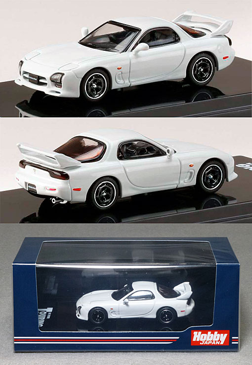 HJ643007DW マツダ アンフィニ RX-7 [FD3S] マツダスピードA-SPEC *オプションホイール（ピュアホワイト） |  ミニカーショップ ポケットガレージ