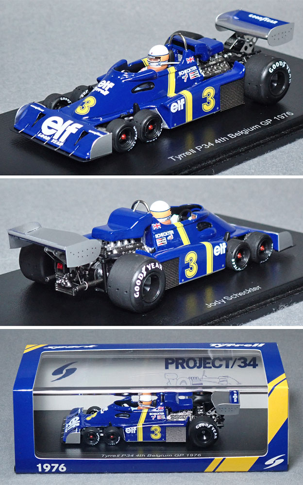 S7305 ティレルP34（No.3/J.シェクター）1976ベルギーGP | ミニカー