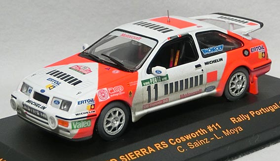 ミニカー　1/43 フォード シエラ RS コスワース 1987年ポルトガルラリー #11 Carlos Sainz / Antonio Boto [RRal125] フォード シエラ RS コスワース 1987年ポルトガルラリー #11
