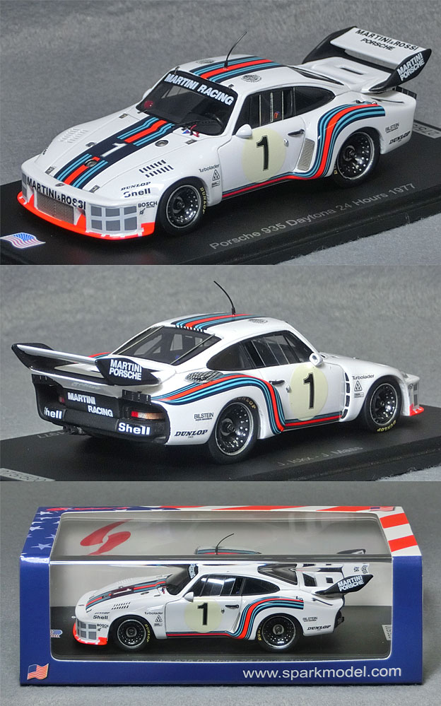 1⁄43 ポルシェ 935 Daytona 24h No1 1977 スパーク 1⁄43 ポルシェ 935