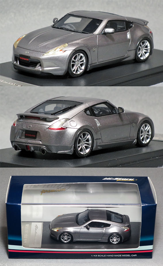 HS43025A 日産フェアレディZ 2009[Z34]*ディーラーオプション付仕様（ブレードシルバー） | ミニカーショップ ポケットガレージ