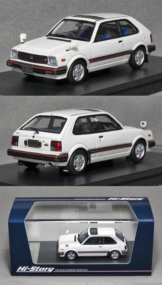 HS316WH ホンダ シビック CX-S 1981（ホワイト） | ミニカーショップ