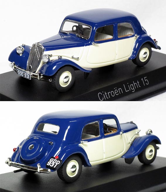 153051 シトロエン ライト15 1949（ダークブルー/クリーム