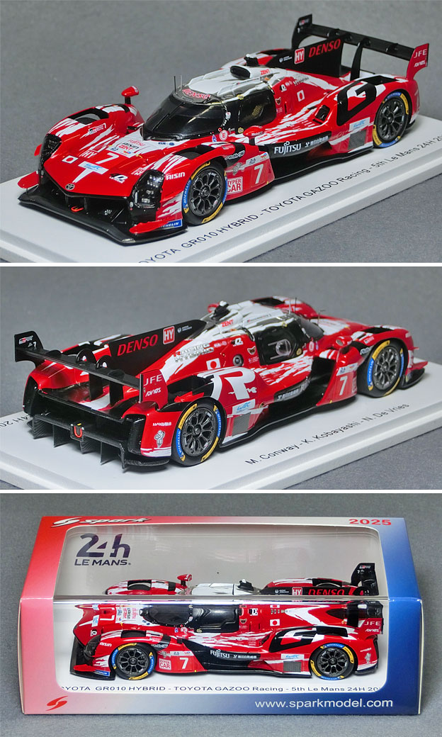 S9259 トヨタGR010（No.7）2025ル・マン24時間レース 5位 | ミニカー