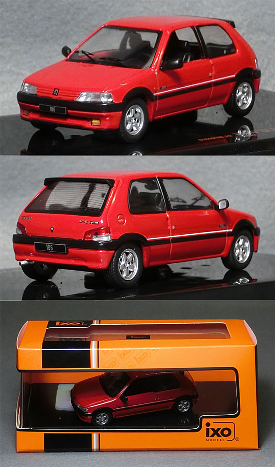 CLC523N プジョー 106 XSI Le Mans 1993（メタリックレッド