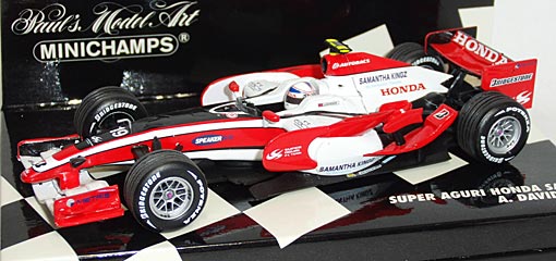 400080019 スーパーアグリF1 SA08 2008（A.デビットソン） | ミニカー 