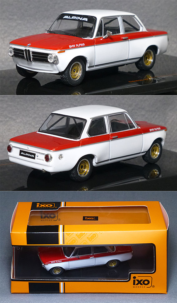 CLC481N BMW アルピナ 2002 Tii 1972（レッド/ホワイト） | ミニカー
