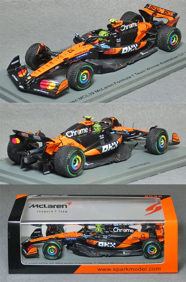 S9581 マクラーレンMCL39（No.4/ノリス）2025オーストラリアGP優勝