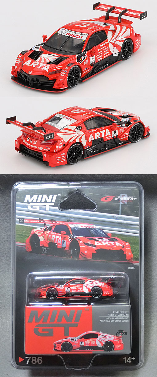 MGT00786-BL ARTA MUGEN NSX-GT GT500（No.8）2023スーパーGT