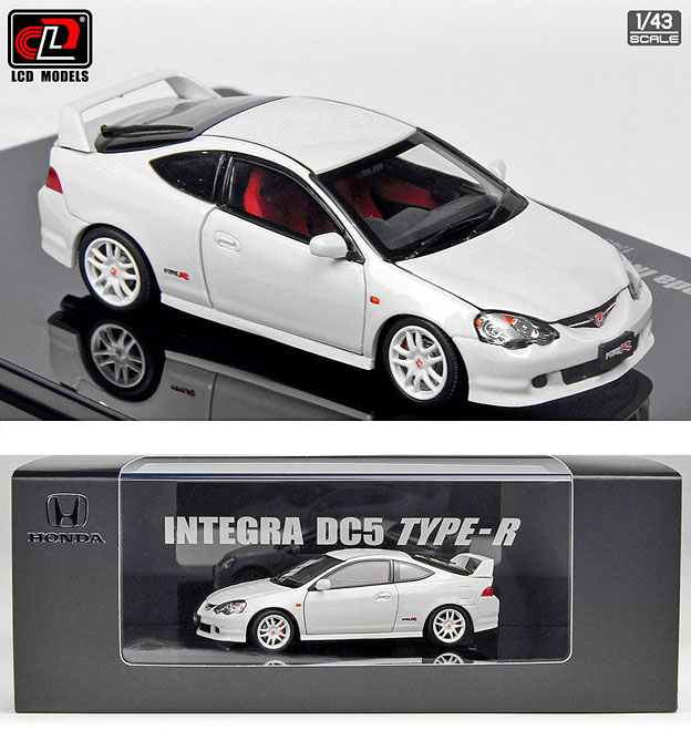 LCD43008-WH ホンダ インテグラ タイプR [DC5]（ホワイト） | ミニカー