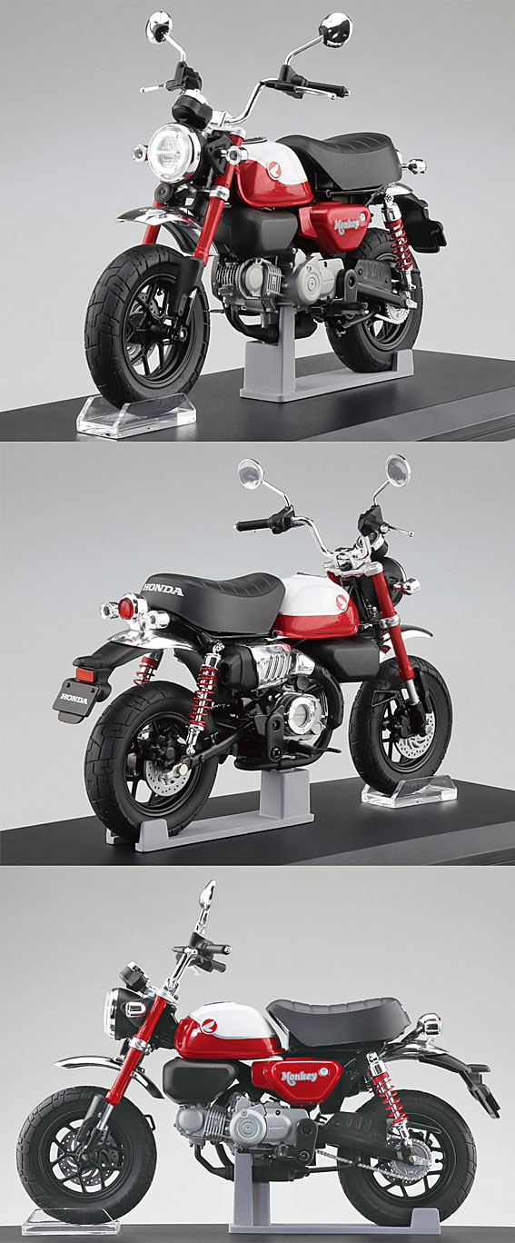 スカイネット 1/12 ホンダ モンキー 125 パールネビュラレッド 青島文化教材社 スカイネット 1/12 ホンダ モンキー125 2022
