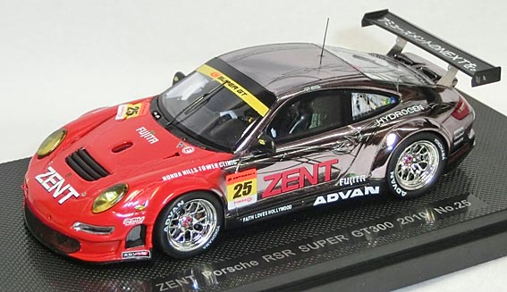 44430 ZENT ポルシェRSR（No.25）2010スーパーGT300 | ミニカー