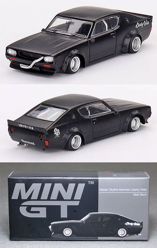 リバティウォーク スカイライン ミニカー 4点セット　ケンメリ リバティウォーク スカイライン ミニカー 4点セット ケンメリ