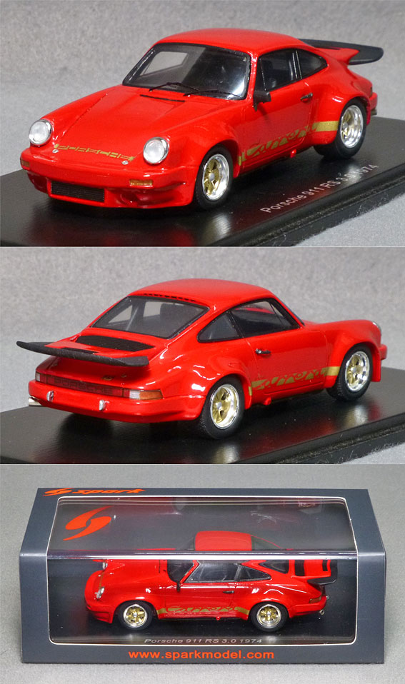 ポルシェ ９１１ カレラ カレラRS サイドデカール レッドカラー - パーツ