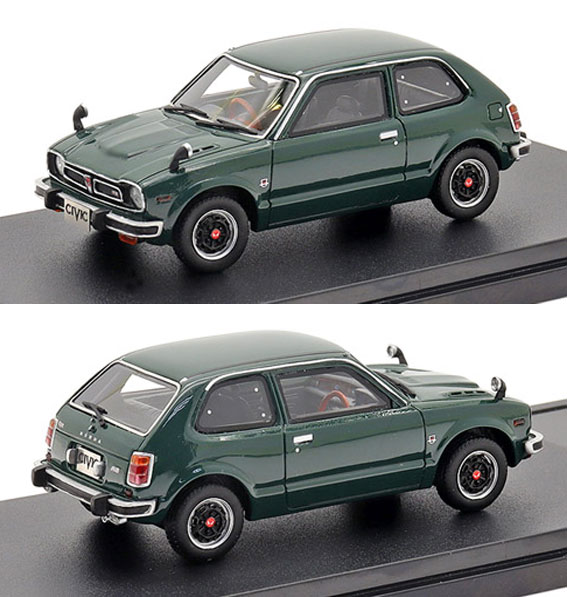 HS344GR ホンダ シビック RS 1974（グリーン） | ミニカーショップ