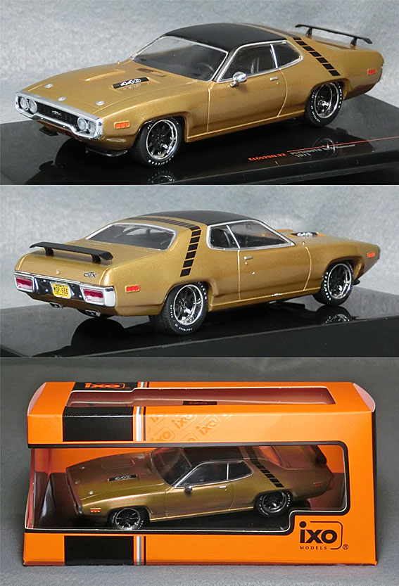 ロードシグネーチャー プリムス GTX 1971 1/43 Amazon | 1971 Plymouth GTX Matt Black 1/43 by Road Signature