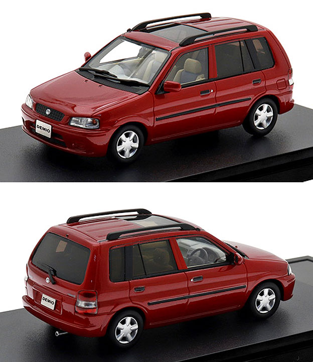 HS497RE マツダ デミオ GL 1996（パッションローズマイカ） | ミニカー