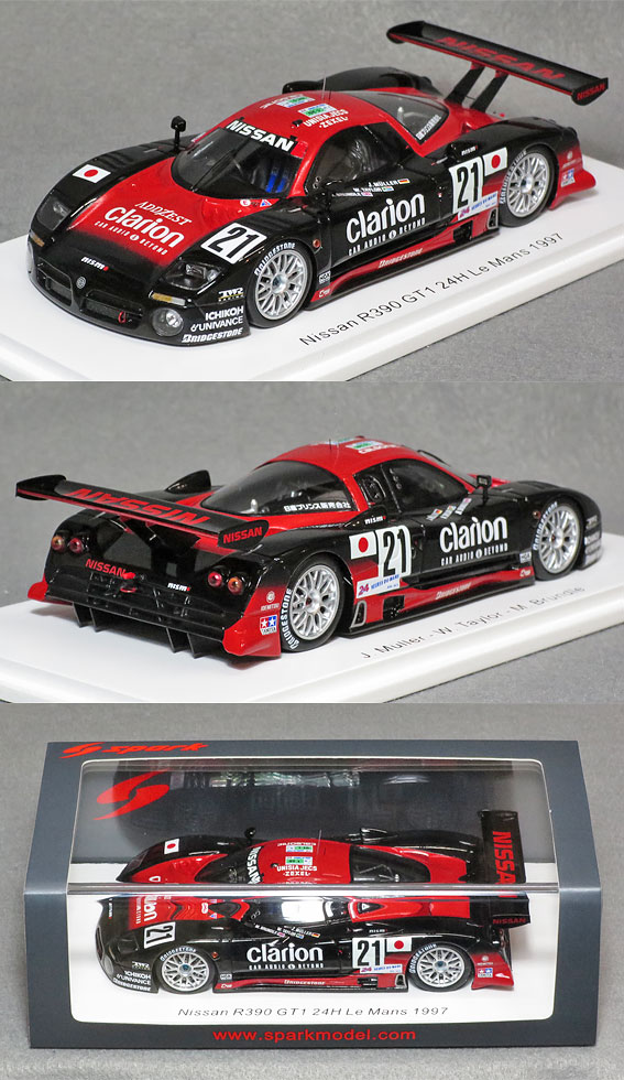 S3577 日産R390GT1（No.21/J.Müller/W.Taylor/M.Brundle）1997ル・マン 