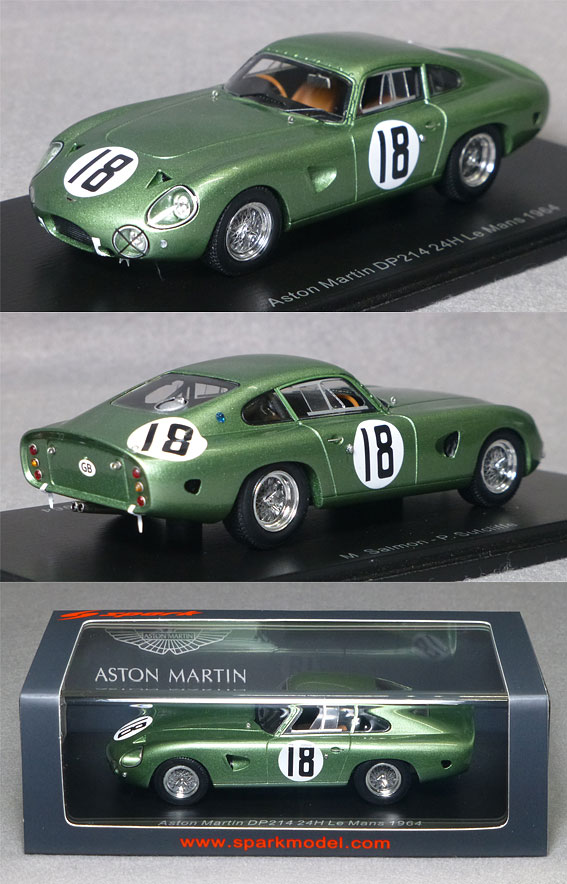 S3686 アストンマーチンDP214（No.18/M.Salmon/P.Sutcliffe）1964ル