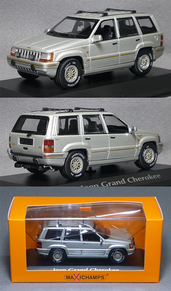 940149661 ジープ グランド チェロキー 1995（シルバー） | ミニカー