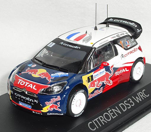 M09-W04 WRC公認 1/24 DS3 WRC Loeb-Elena Rallye d&#39;Alsace-France 2012 ラリー・ド・フランス-アルザス CITROËN DS3 WRC - LOEB - ELENA - RALLY Alsace 2012 - 1:24