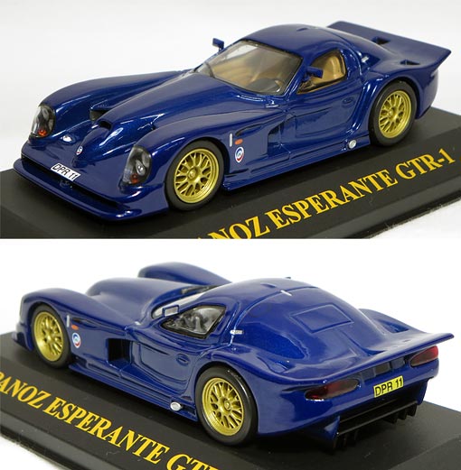 CIXJ0036 パノス エンペランテ GTR-1 ロードカー（ブルー） | ミニカー