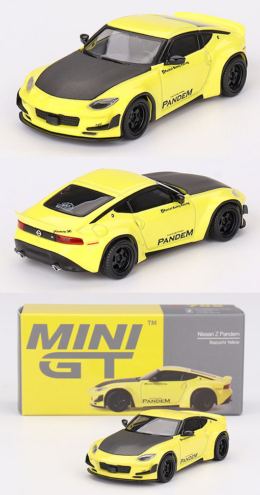 MGT00752-R Pandem 日産Z（イカズチイエロー）*右ハンドル | ミニカー