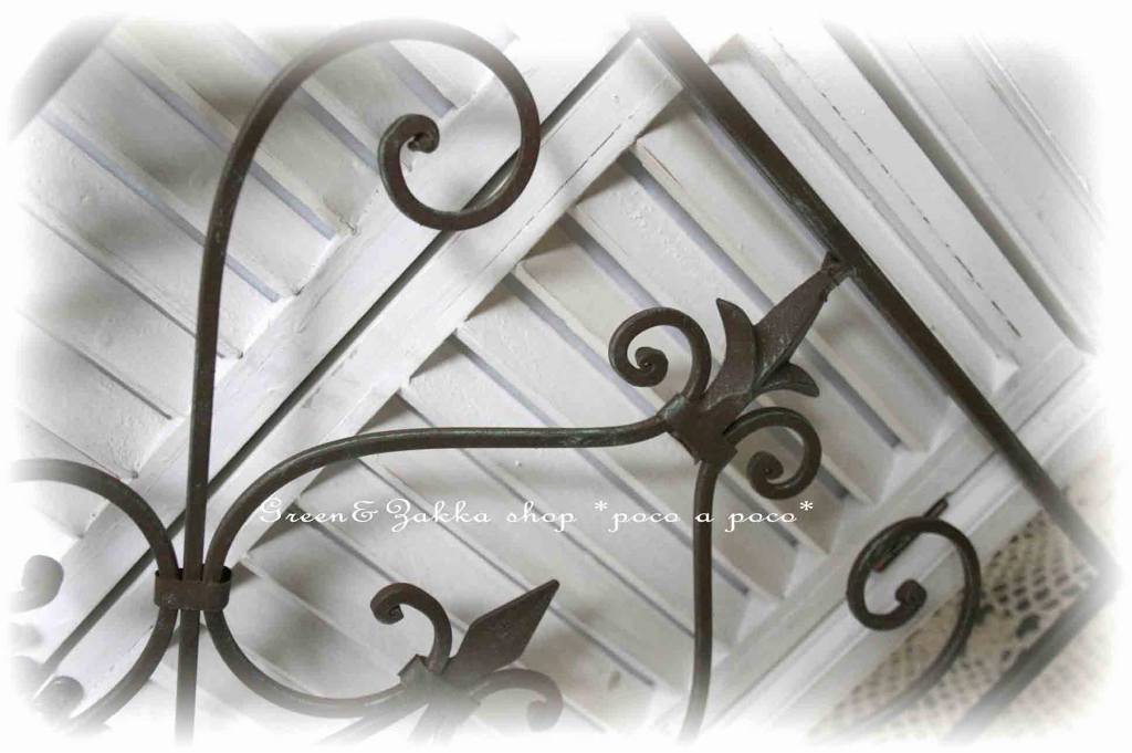 アンティーク風アイアンウォールパネル | Green＆Zakka shop *poco a poco*