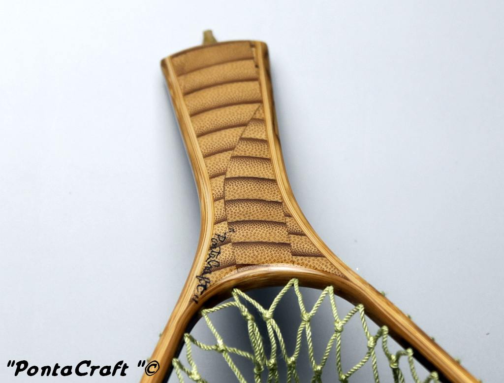 アキマル　バンブー　ランディングネット(小) Bamboo rod builder AKIMARU BAMBOO RODS ホームページ ーACCESSORIESー