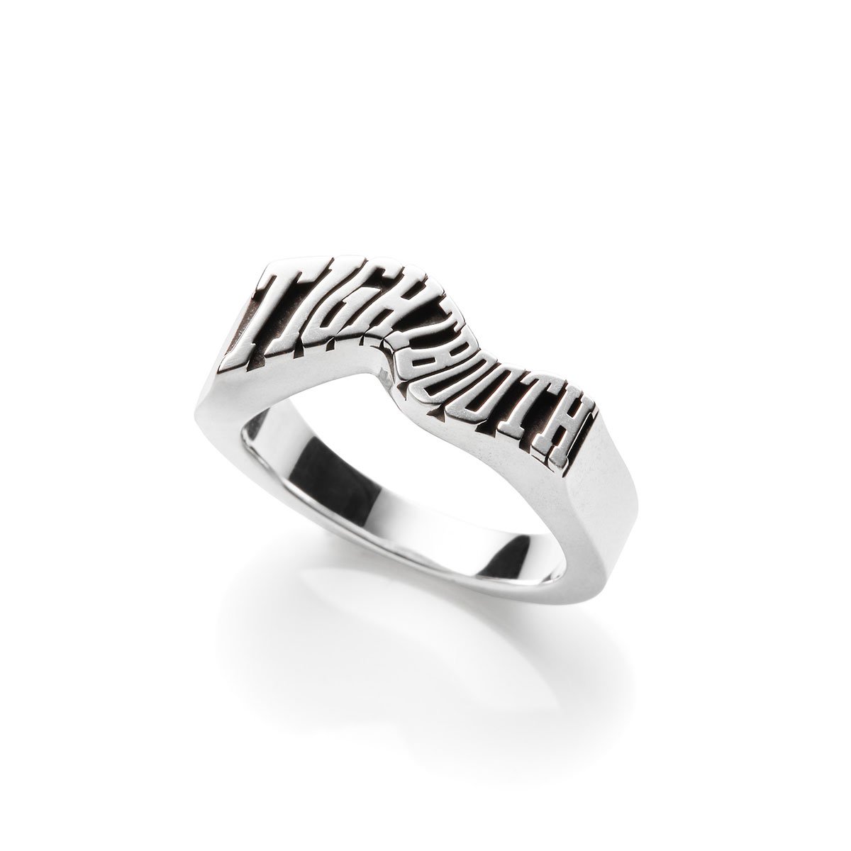 TIGHTBOOTH ACID LOGO RING - Silver リング 【公式通販】