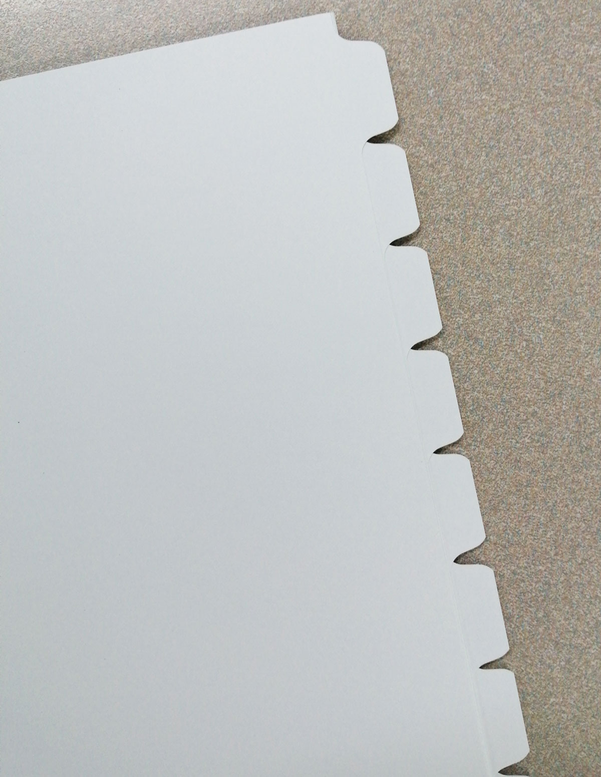 ホワイトインデックス 412M-150S (A4/12山/150組+予備付） | 事務用品