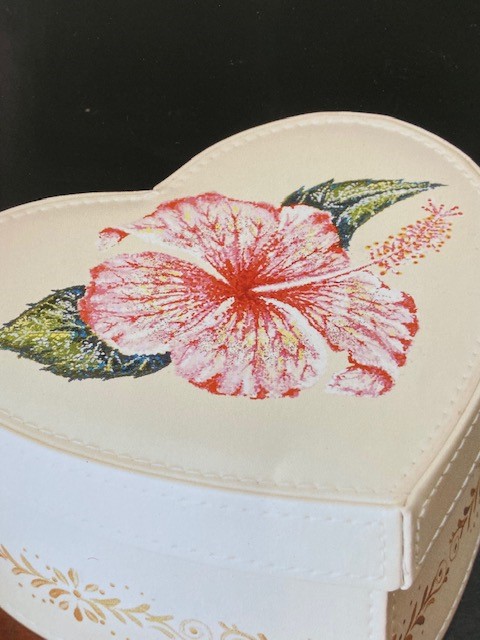 ハワイアントールペイント雑貨 トールペイント ご自分で描く 図案付白木素材 mh-655 ハワイアン