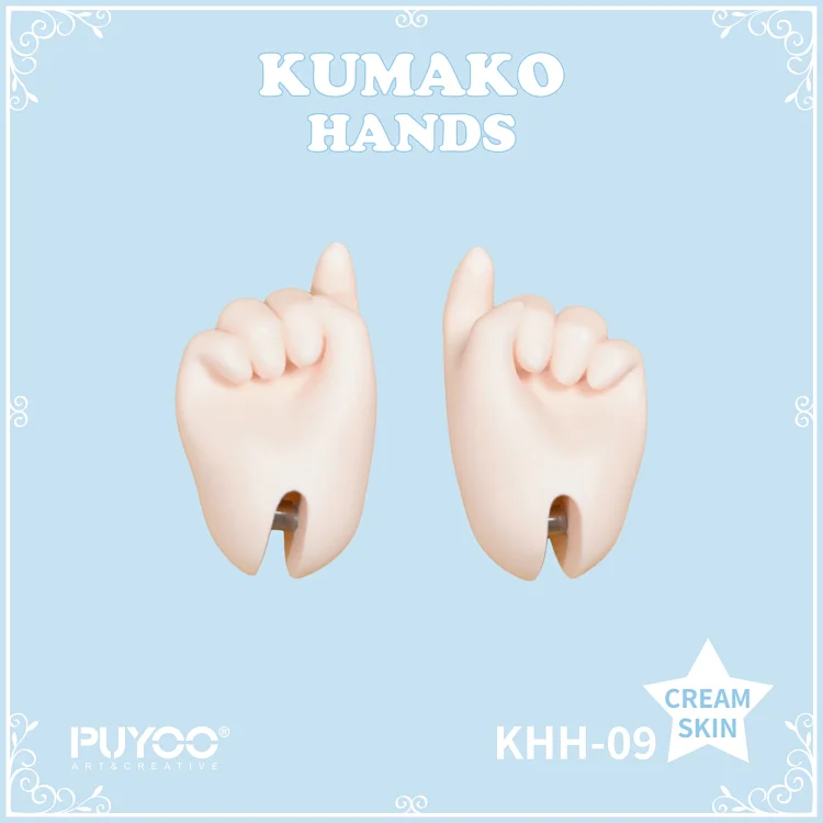 受注】NEW KUMAKO ハンドパーツ 09-14 | PUYOODOLL ONLINE SHOP