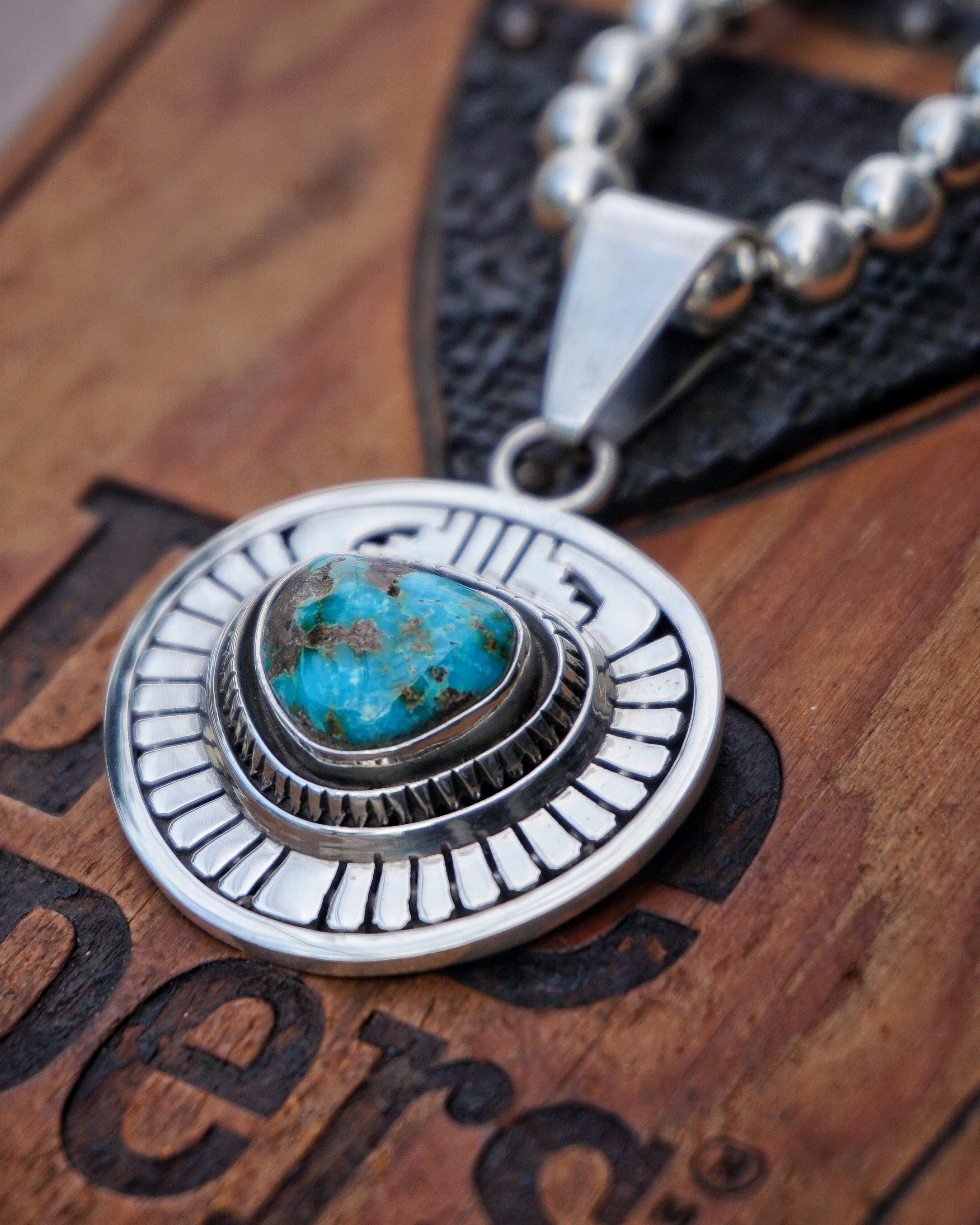 Leonard Nez【お取置き】 Leonard Nez KINGMAN Turquoise Pendant Top | RAT STYLE