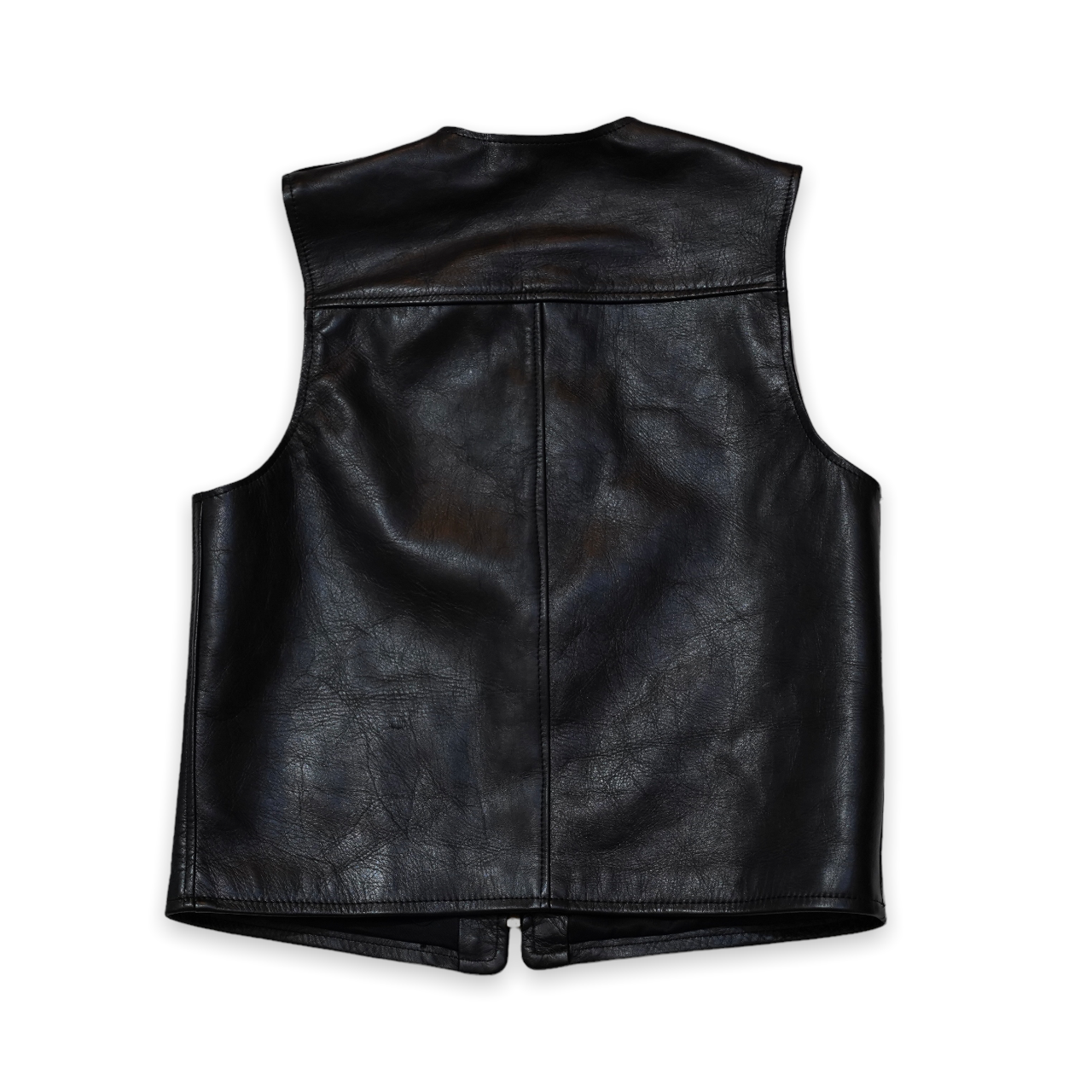 A401 1950s Vintage Style Leather Vest | RAT STYLE