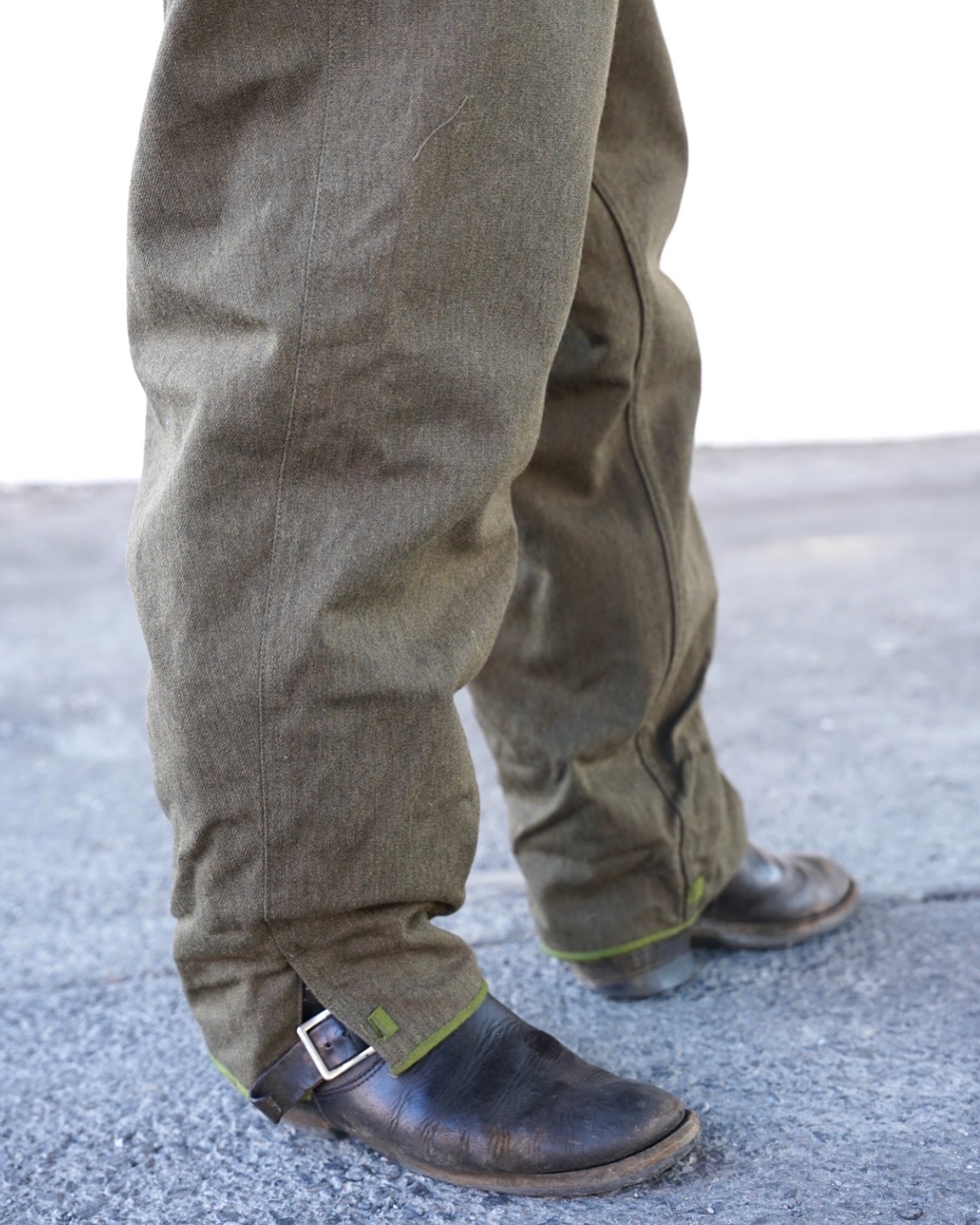 40s Overalls / Green / Size38(M) | RAT STYLE