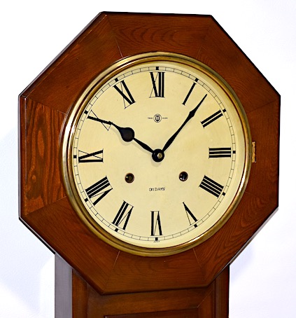 津田時計製造所 八角尾長柱時計 昭和30年頃【W237】 | れとろくろっく