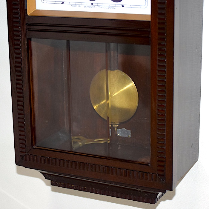 精工舎 宮型角文字盤柱時計 昭和20年代【W387】〔120〕 | れとろくろっ